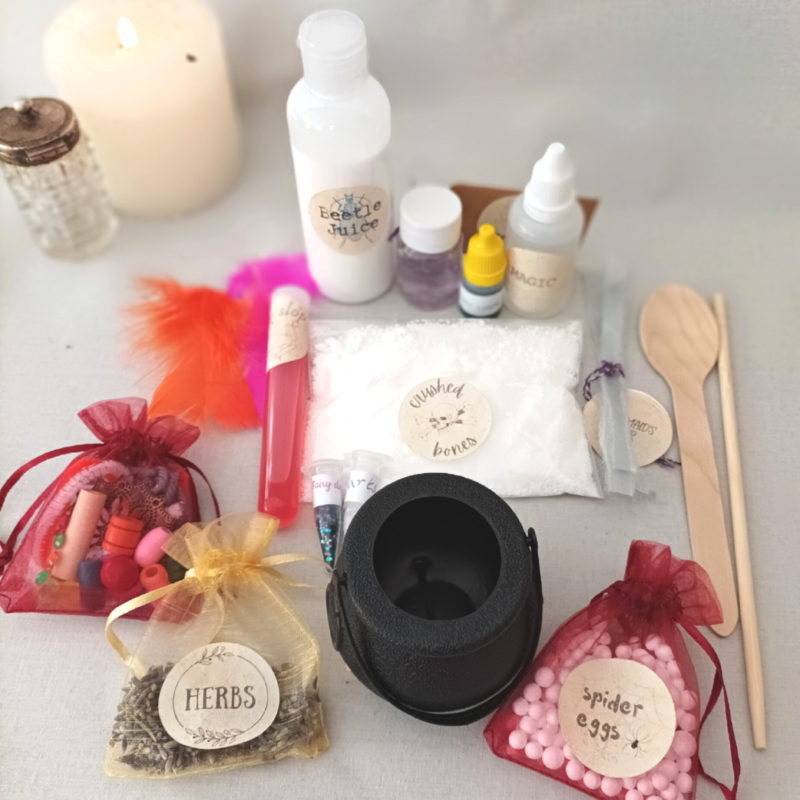 Wizard's Potions, Slime & Wand Kit. Fun Science STEM & Craft Experiment Activities.