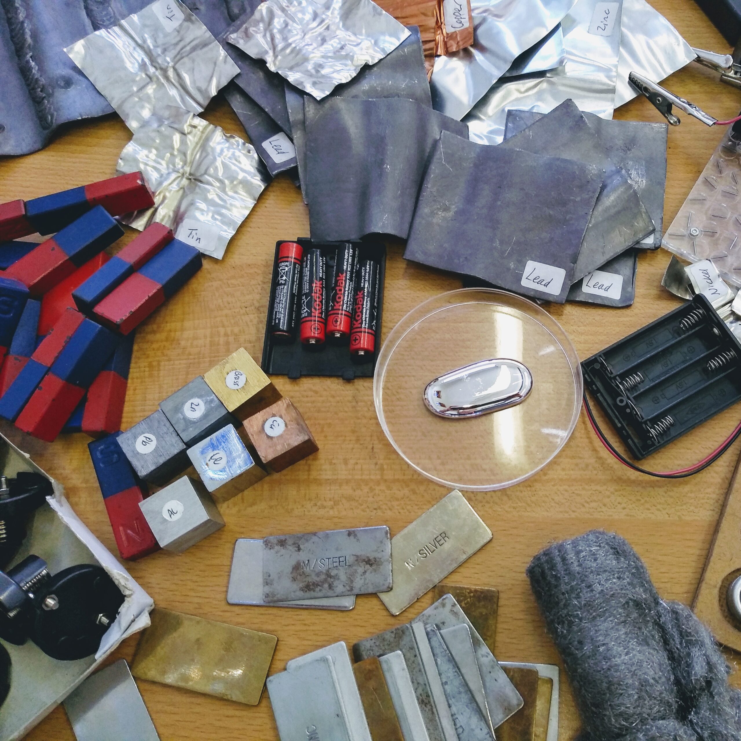science workshops with Devon Science – materials