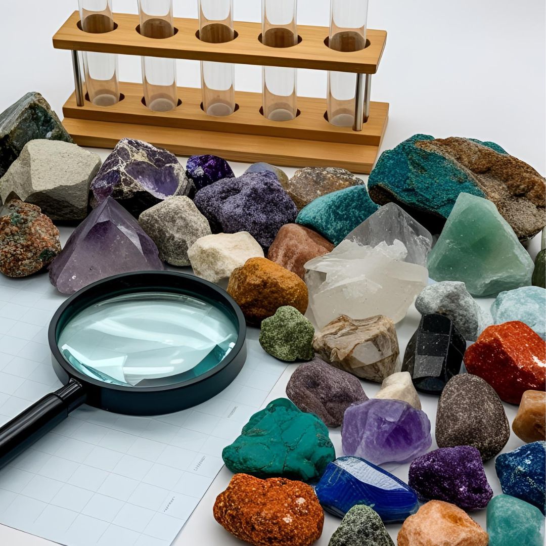 science workshops with Devon Science -rocks